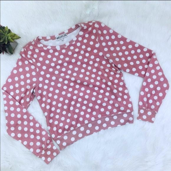 WILDFOX 💋 Mauve Pink Polka Dot BBJ - Picture 2 of 2